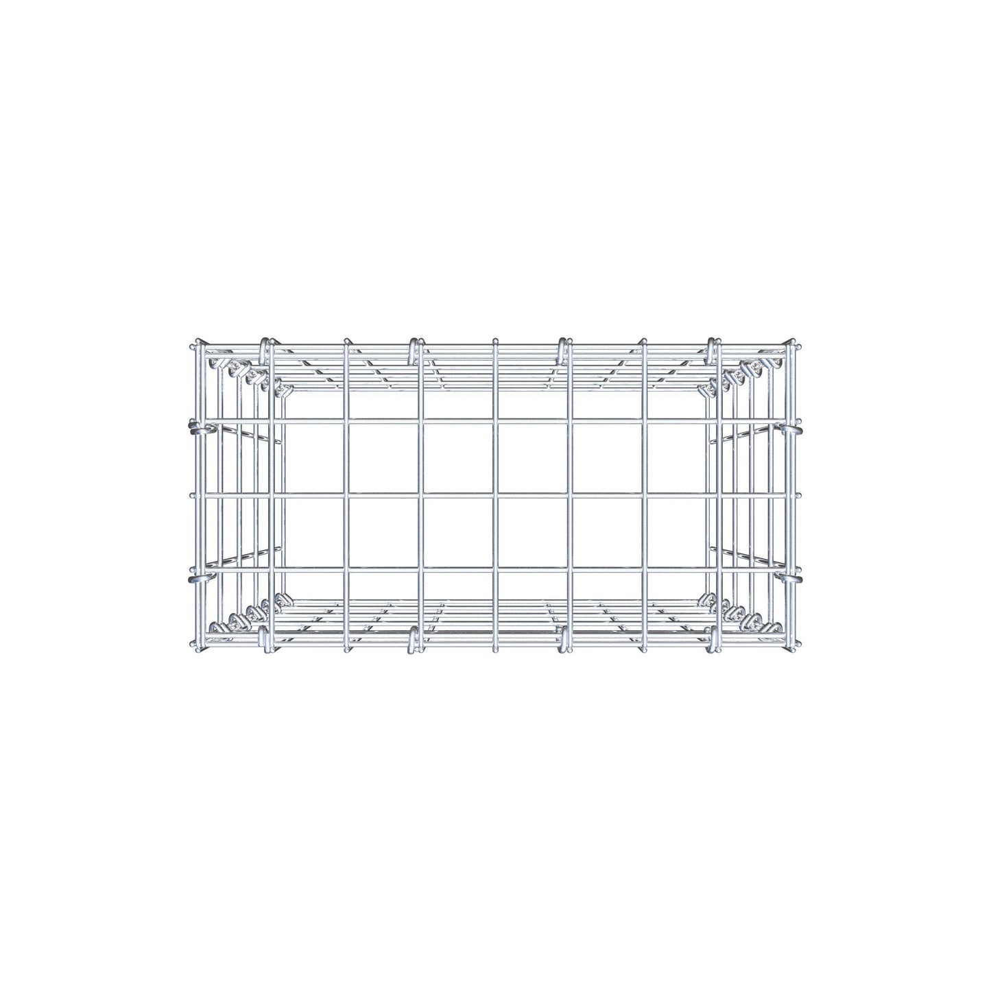 Pila adicional tipo 3 50 cm x 40 cm x 20 cm (L x A x P), malla 5 cm x 10 cm, anillo en C