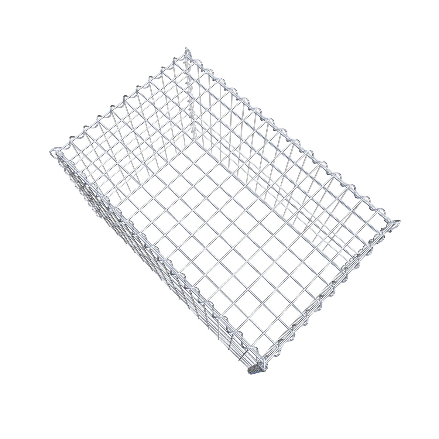 Gabbione aggiuntivo tipo 3 80 cm x 50 cm x 50 cm (L x A x P), maglia 5 cm x 10 cm, spirale