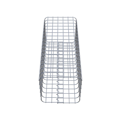 Schanskorfzuil, hoekig 32 cm x 32 cm, 80 cm hoog, MW 5 cm x 5 cm