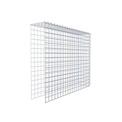 Extra gabion typ 4 100 cm x 80 cm x 20 cm (L x H x D), maskstorlek 5 cm x 5 cm, spiral