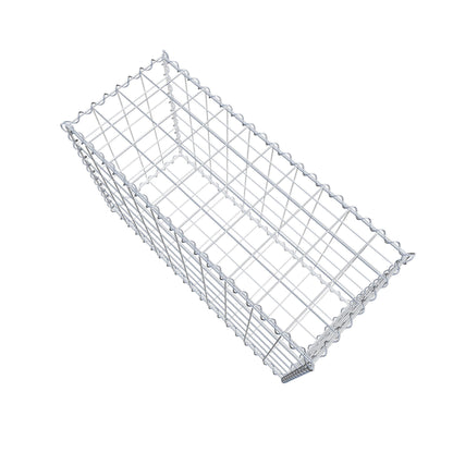 Gabion 100 cm x 60 cm x 40 cm (L x H x P), mailles 10 cm x 10 cm, spirale