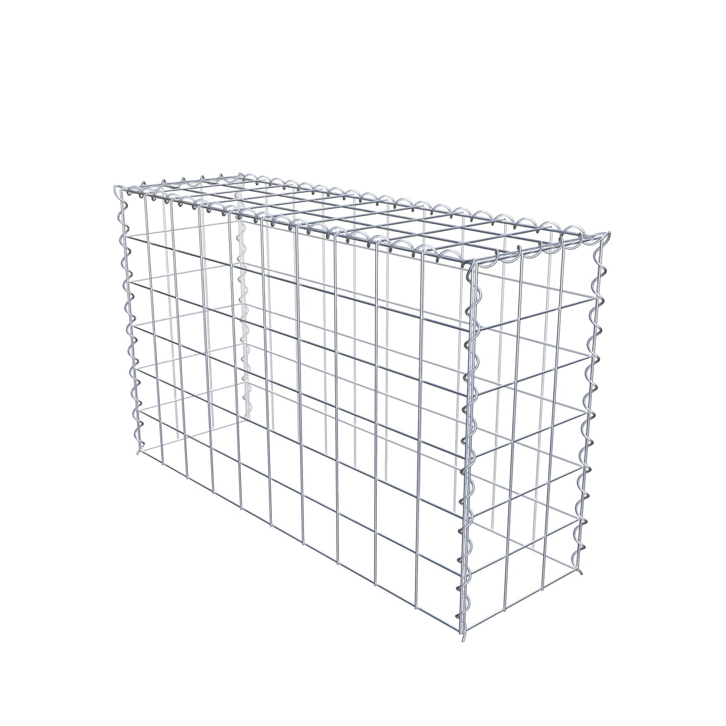 Gabbione aggiuntivo tipo 3 100 cm x 60 cm x 30 cm (L x A x P), maglia 10 cm x 10 cm, spirale