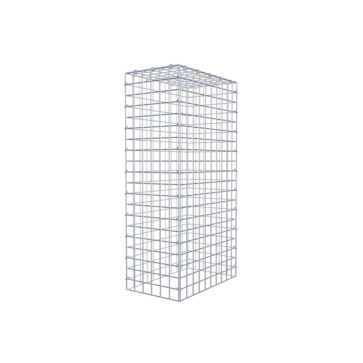 Gavión complementario de tipo 3 100 cm x 50 cm x 30 cm (L x A x P), malla 5 cm x 5 cm, anillo en C