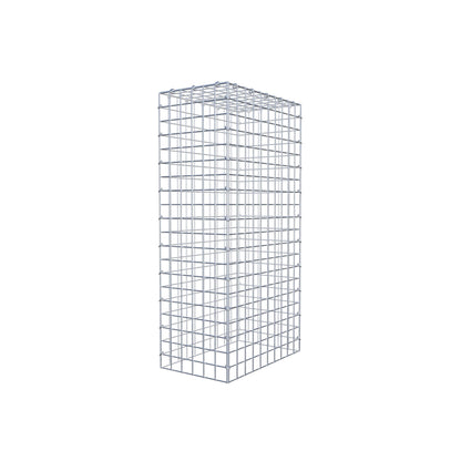 Gavión complementario de tipo 3 100 cm x 50 cm x 30 cm (L x A x P), malla 5 cm x 5 cm, anillo en C