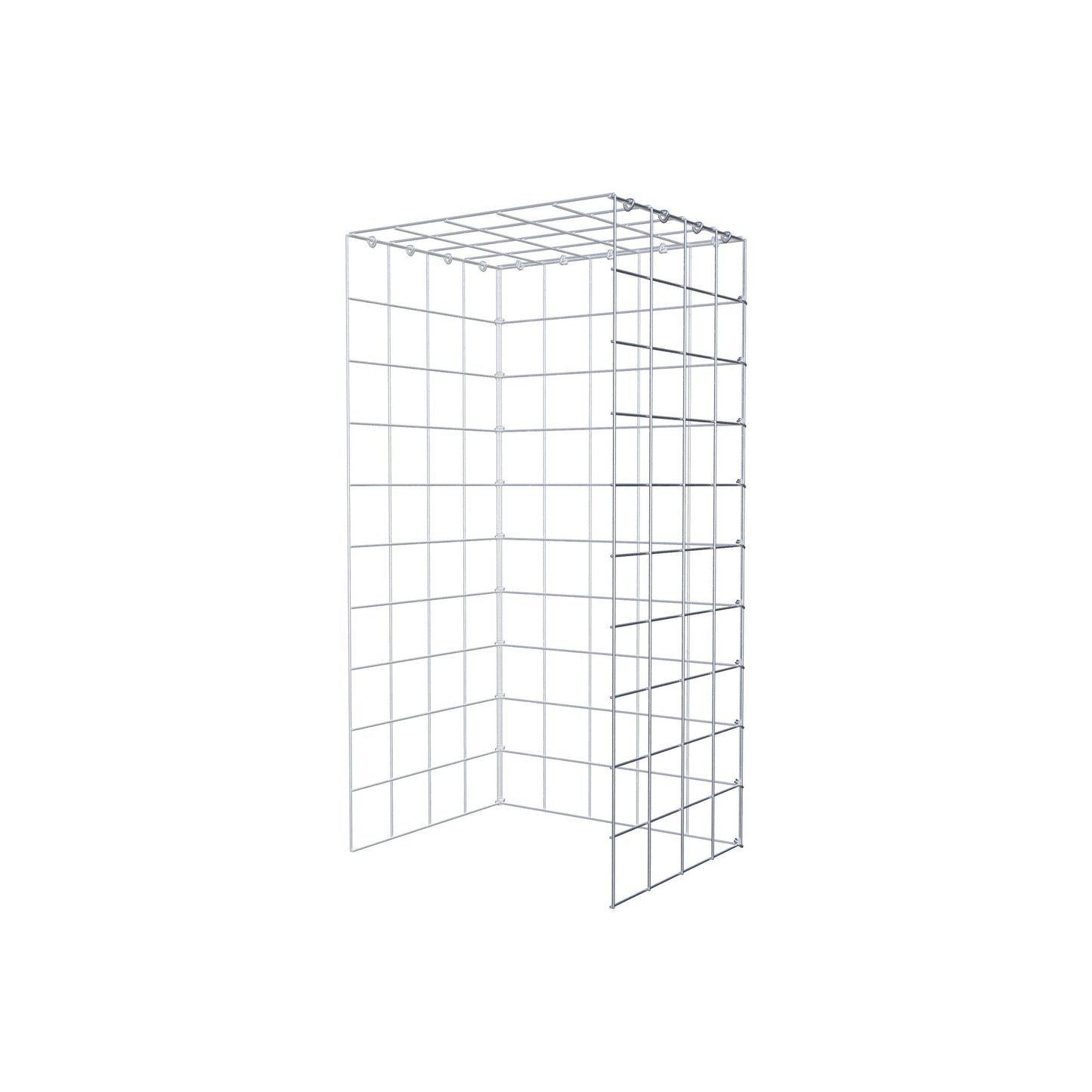 Pila adicional tipo 4 100 cm x 40 cm x 50 cm (L x A x P), malla 10 cm x 10 cm, anillo en C