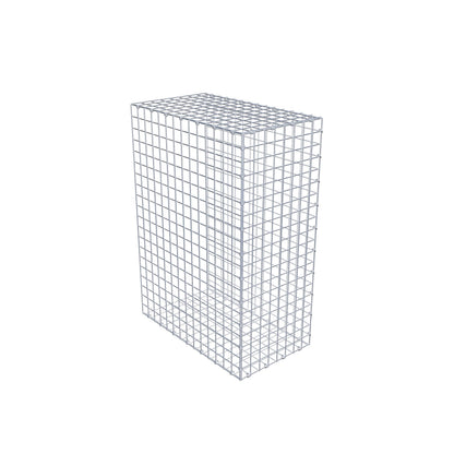 Type 2 oplegkorf 100 cm x 70 cm x 40 cm (L x H x D), maaswijdte 5 cm x 5 cm, C-ring