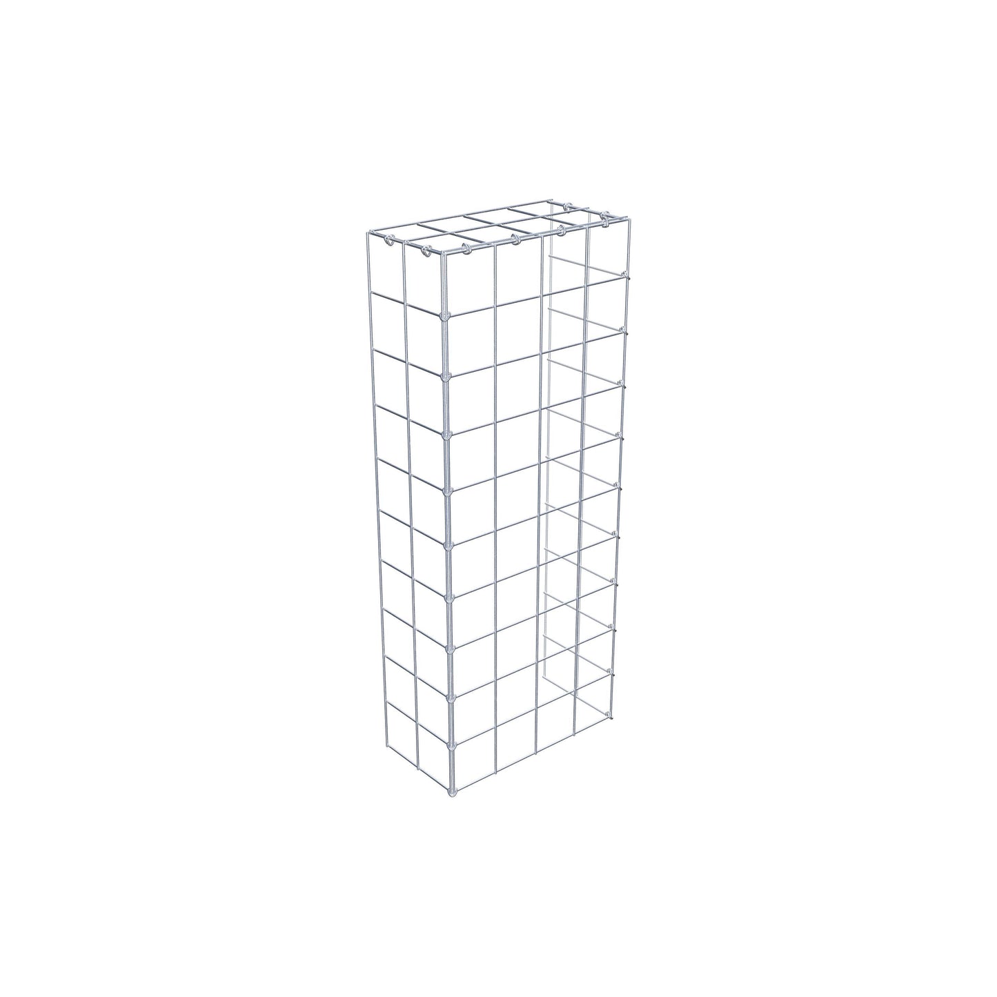 Pila adicional tipo 4 100 cm x 20 cm x 40 cm (L x A x P), malla 10 cm x 10 cm, anillo en C