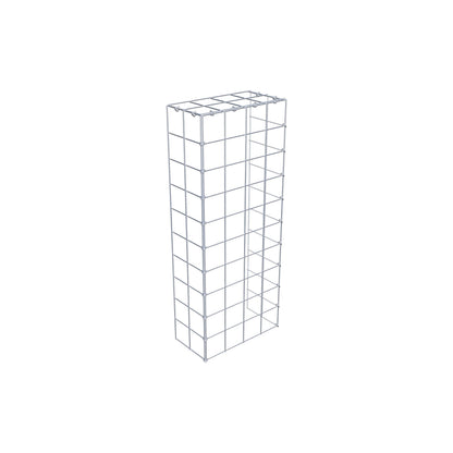 Pila adicional tipo 4 100 cm x 20 cm x 40 cm (L x A x P), malla 10 cm x 10 cm, anillo en C
