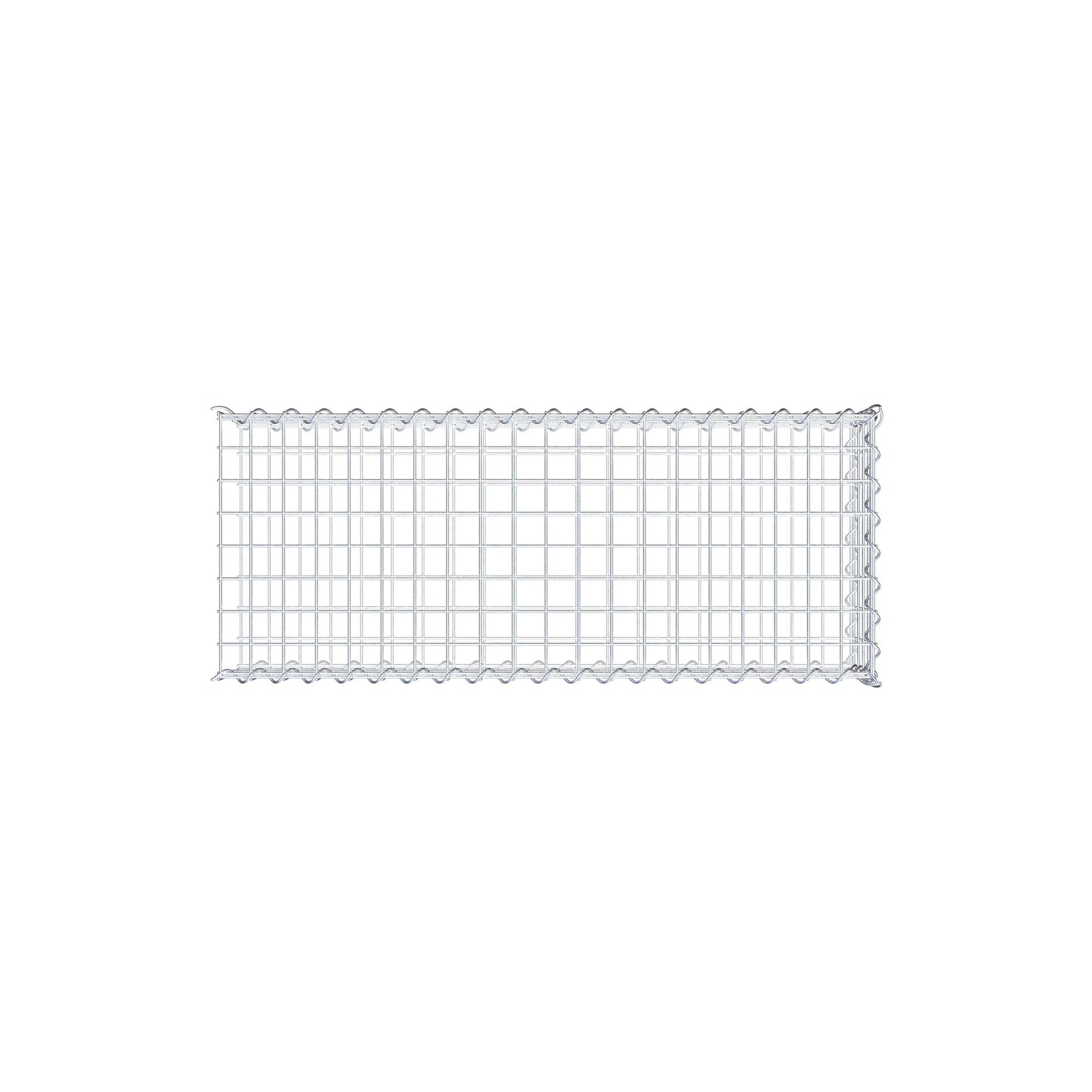 Gavión complementario tipo 2 100 cm x 20 cm x 40 cm (L x A x P), malla 5 cm x 5 cm, espiral