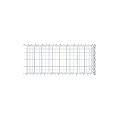 Gavión complementario tipo 2 100 cm x 20 cm x 40 cm (L x A x P), malla 5 cm x 5 cm, espiral
