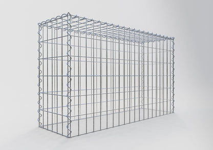 Gabbione aggiuntivo tipo 3 100 cm x 60 cm x 30 cm (L x A x P), maglia 5 cm x 10 cm, spirale