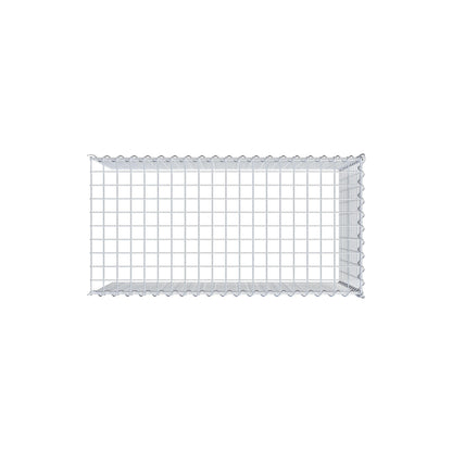 Add-on schanskorf type 4 100 cm x 60 cm x 50 cm (L x H x D), maaswijdte 5 cm x 5 cm, spiraalvormig