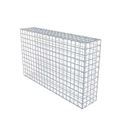 Gavión adicional tipo 2 100 cm x 60 cm x 20 cm (L x A x P), malla 5 cm x 5 cm, anillo en C
