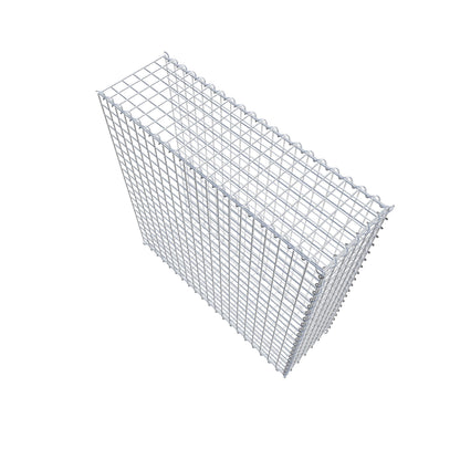 Grown-on gabion type 2 100 cm x 100 cm x 30 cm (L x H x D), mesh size 5 cm x 5 cm, spiral