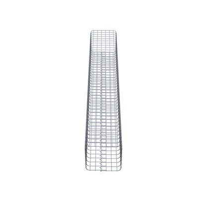Gabionensäule eckig 32 cm x 32 cm, 200 cm Höhe, MW 5 cm x 5 cm