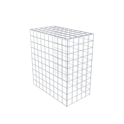Gabbione aggiuntivo tipo 4 100 cm x 90 cm x 50 cm (L x H x P), maglia 10 cm x 10 cm, anello a C