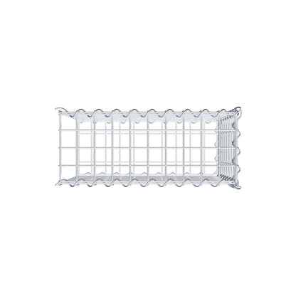 Gavión complementario tipo 2 50 cm x 40 cm x 20 cm (L x A x P), malla 5 cm x 5 cm, espiral