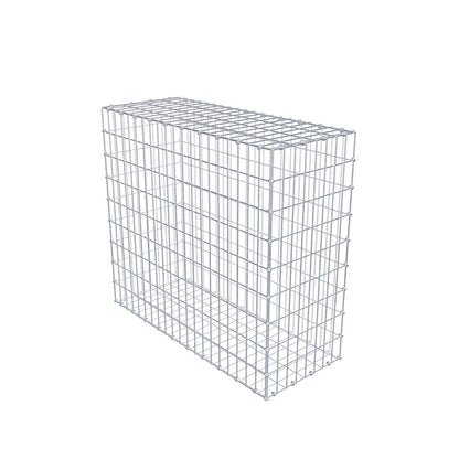 Gabbione 100 cm x 90 cm x 40 cm (L x H x P), maglia 5 x 10 cm, anello a spirale