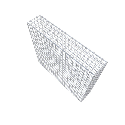 Gavión complementario de tipo 3 100 cm x 90 cm x 20 cm (L x A x P), malla 5 cm x 5 cm, anillo en C