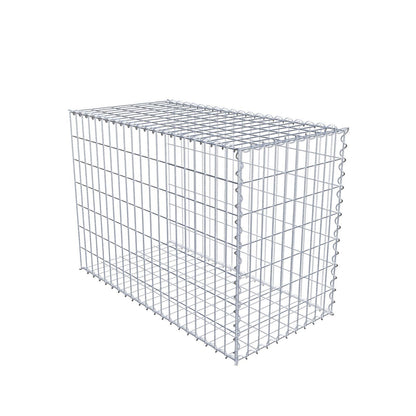 Anbaugabione Typ 2 100 cm x 70 cm x 50 cm (L x H x T), Maschenweite 5 cm x 10 cm, Spirale