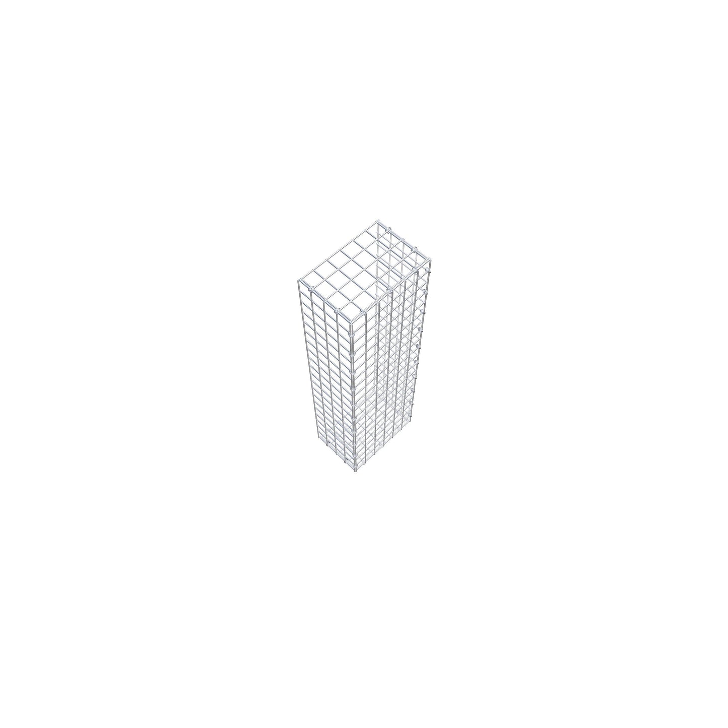 Gavión complementario tipo 2 100 cm x 20 cm x 30 cm (L x A x P), malla 5 cm x 5 cm, anillo en C