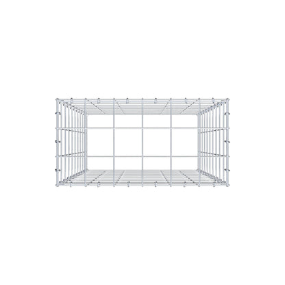 Anbaugabione Typ 3 100 cm x 60 cm x 30 cm (L x H x T), Maschenweite 10 cm x 10 cm, C-Ring