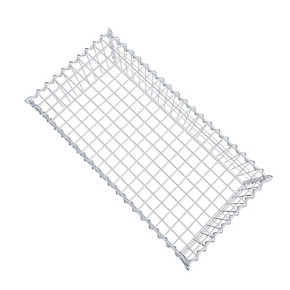 Aangegroeide schanskorf type 3 100 cm x 30 cm x 50 cm (L x H x D), maaswijdte 5 cm x 10 cm, spiraal