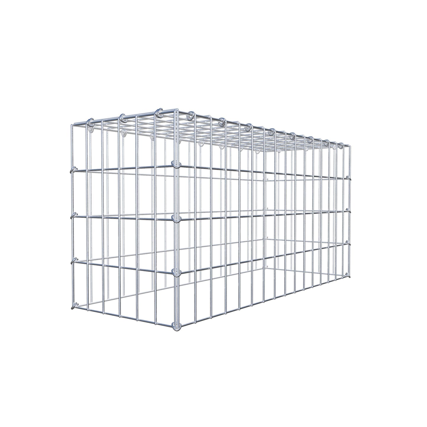 Pila adicional tipo 3 80 cm x 40 cm x 30 cm (L x A x P), malla 5 cm x 10 cm, anillo en C