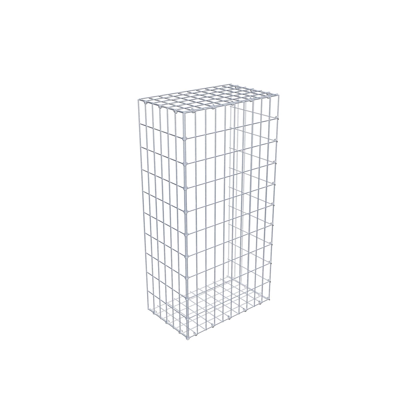 Fourche rapportée type 2 100 cm x 30 cm x 50 cm, mailles 5 cm x 10 cm, anneau en C