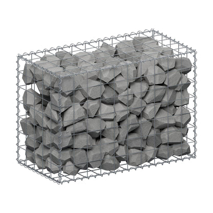 Gabion 100 cm x 70 cm x 50 cm (L x H x D), mesh size 10 cm x 10 cm, spiral
