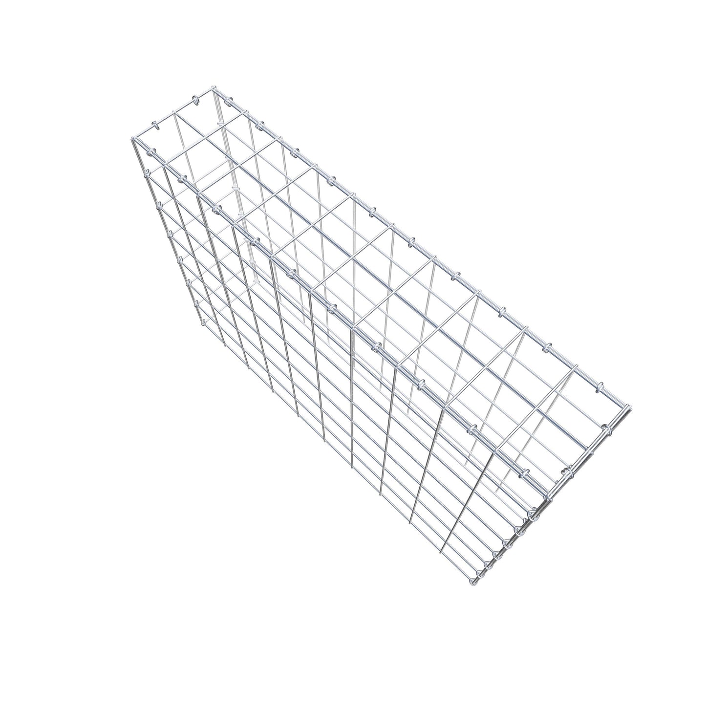 Gavión complementario de tipo 3 100 cm x 70 cm x 20 cm (L x A x P), malla 10 cm x 10 cm, anillo en C