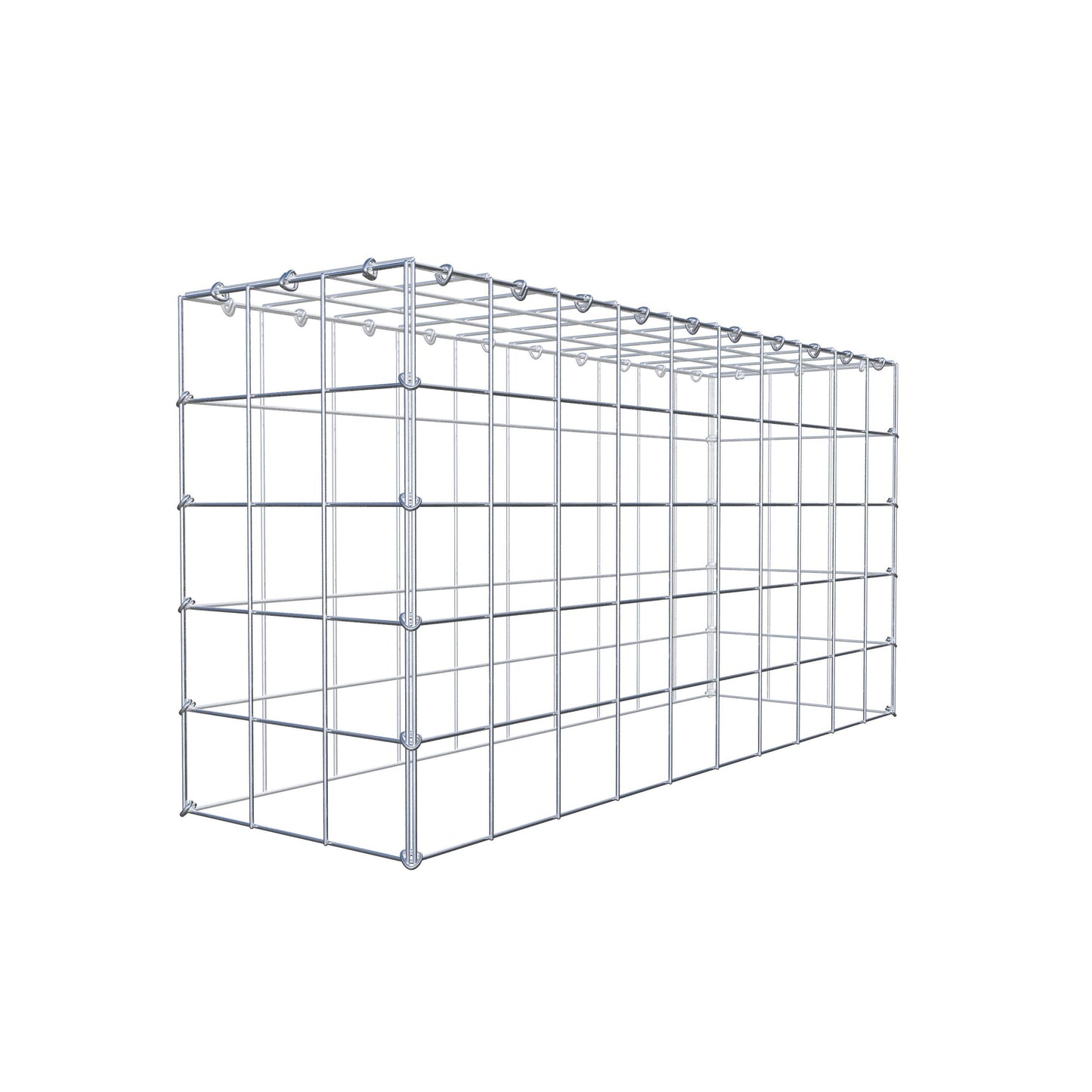 Gabião Tipo 3 100 cm x 50 cm x 30 cm (C x A x P), malhagem 10 cm x 10 cm, anel C