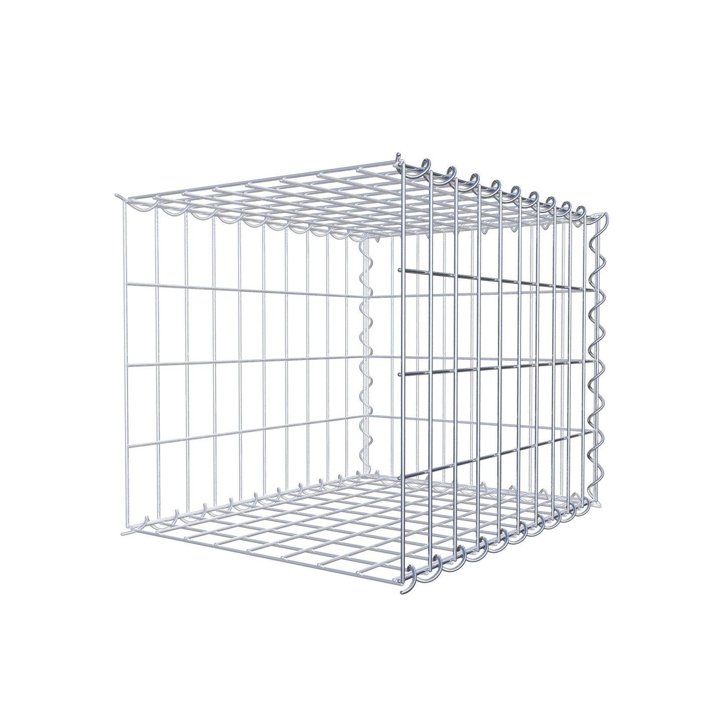 Anbaugabione Typ 2 50 cm x 40 cm x 40 cm (L x H x T), Maschenweite 5 cm x 10 cm, Spirale