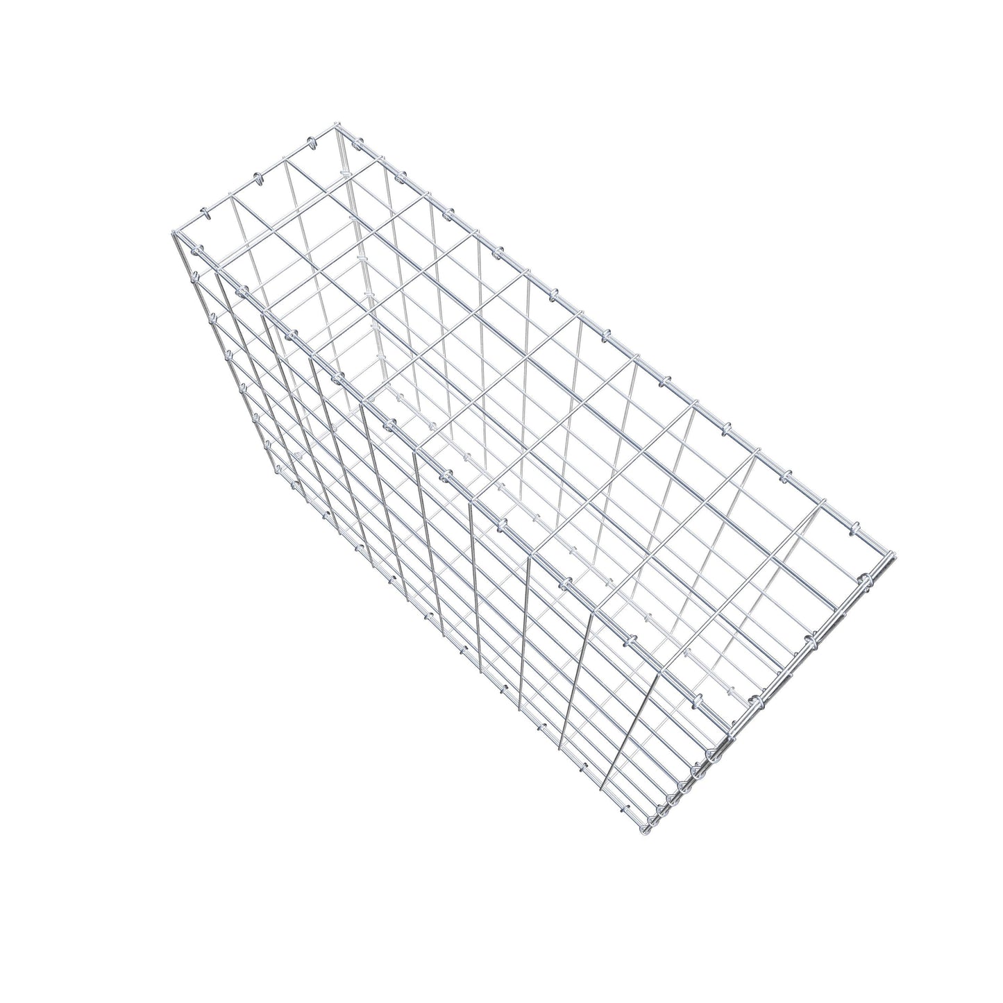 Gabião 100 cm x 70 cm x 30 cm (C x A x P), malhagem 10 cm x 10 cm, anel C