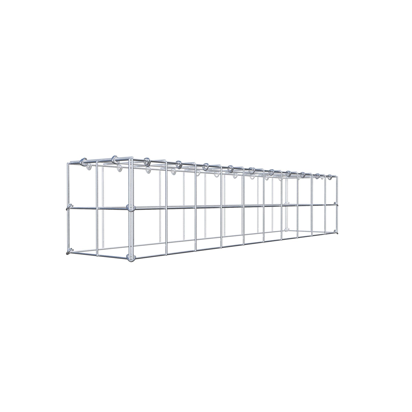 Fourche rapportée type 3 100 cm x 20 cm x 20 cm (L x H x P), mailles 10 cm x 10 cm, anneau C