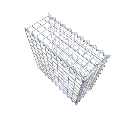 Opvokset gabion type 2 50 cm x 50 cm x 20 cm (L x H x D), maskestørrelse 5 cm x 5 cm, spiral