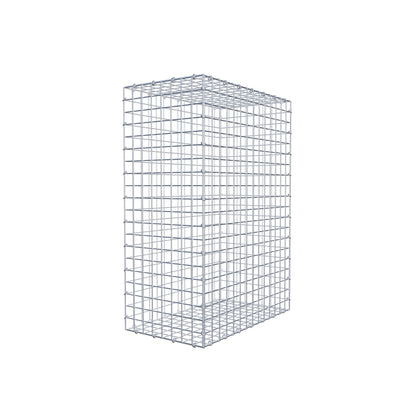 Schanskorf 100 cm x 70 cm x 40 cm (L x H x D), maaswijdte 5 cm x 5 cm, C-ring