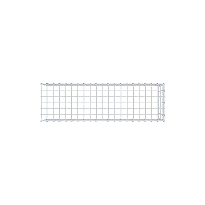 Mounted gabion type 4 100 cm x 30 cm x 30 cm (L x H x D), mesh size 5 cm x 10 cm, C-ring