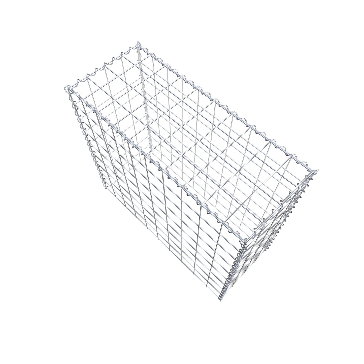Add-on schanskorf type 3 100 cm x 90 cm x 40 cm (L x H x D), maaswijdte 10 cm x 10 cm, spiraal