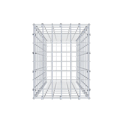 Schanskorf 100 cm x 30 cm x 40 cm (L x H x D), maaswijdte 5 cm x 10 cm, C-ring