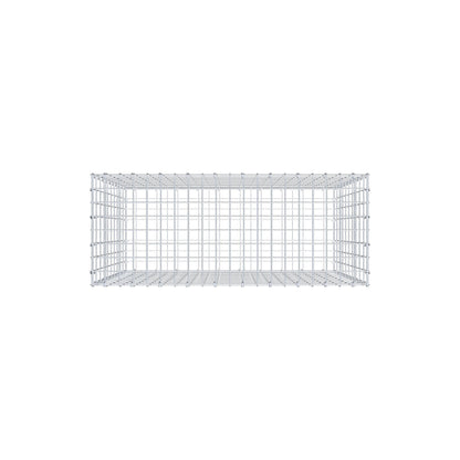 Schanskorf 100 cm x 100 cm x 40 cm (L x H x D), maaswijdte 5 cm x 10 cm, C-ring