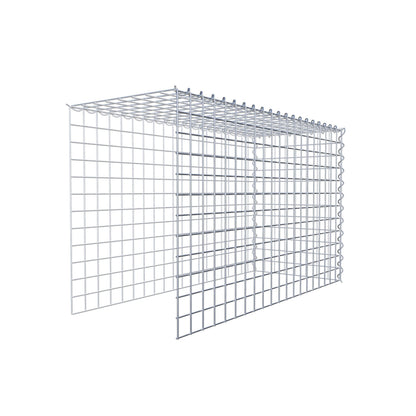 Gavión complementario tipo 4 100 cm x 60 cm x 40 cm (L x A x P), malla 5 cm x 5 cm, espiral