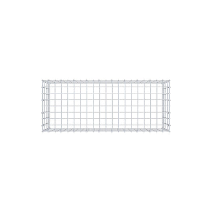 Gavión complementario de tipo 3 100 cm x 40 cm x 40 cm (largo x alto x fondo), malla 5 cm x 10 cm, anillo en C