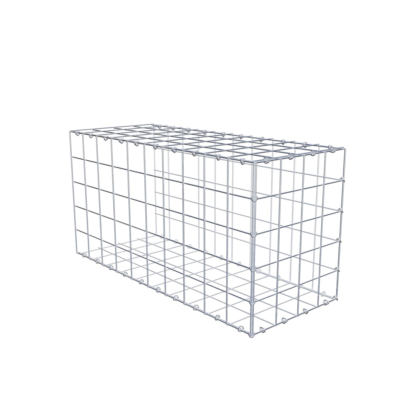 Anbaugabione Typ 2 100 cm x 50 cm x 40 cm (L x H x T), Maschenweite 10 cm x 10 cm, C-Ring