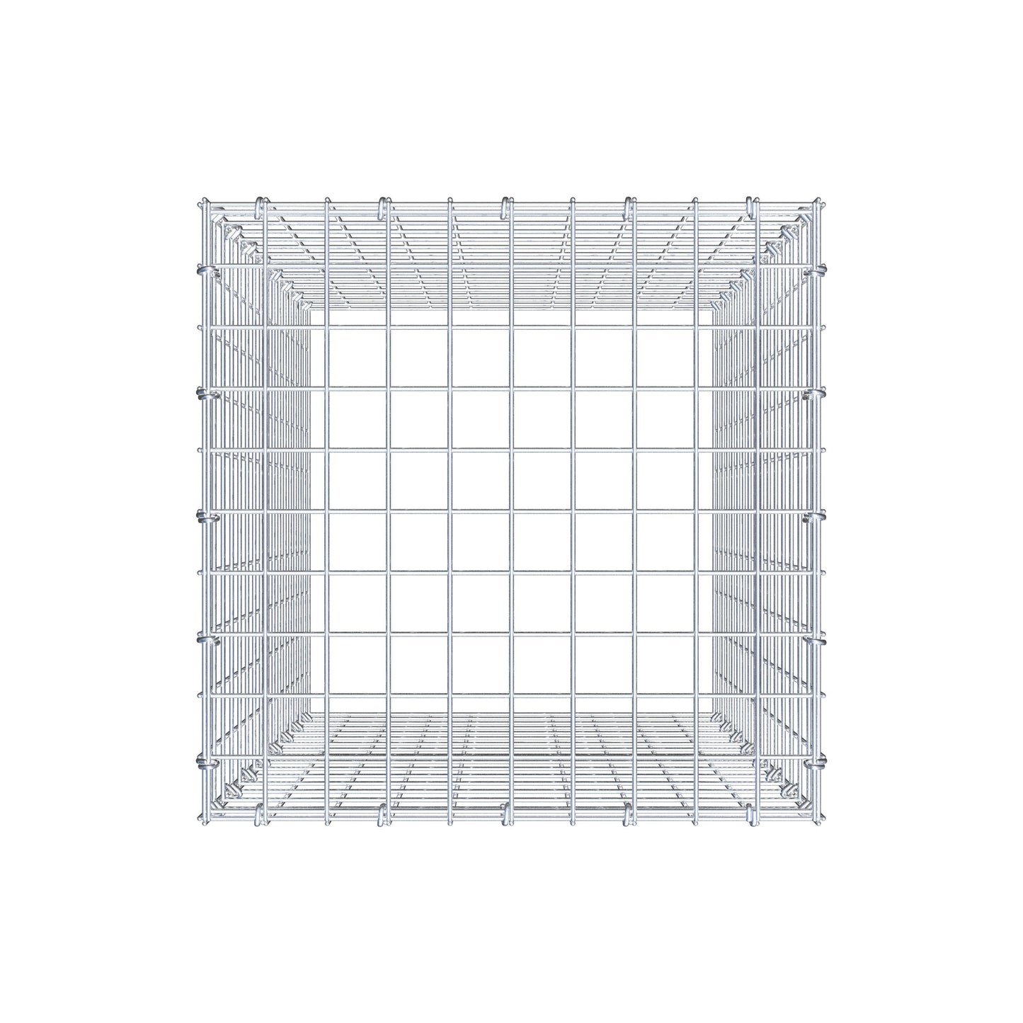 Pila adicional tipo 3 80 cm x 50 cm x 50 cm (L x A x P), malla 5 cm x 5 cm, anillo en C