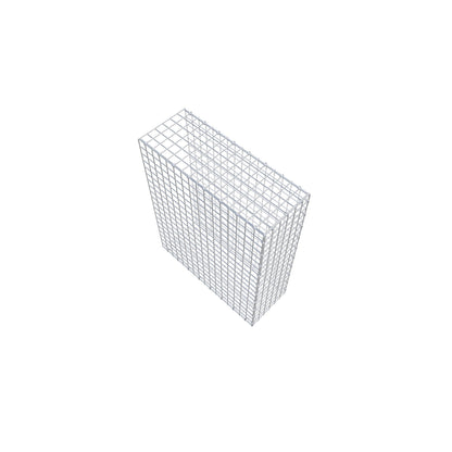 Anbaugabione Typ 2 100 cm x 80 cm x 30 cm (L x H x T), Maschenweite 5 cm x 5 cm, C-Ring