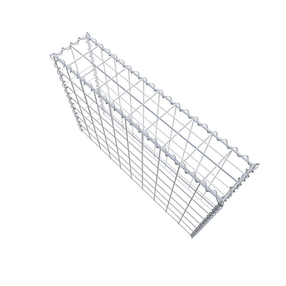 Gabião Tipo 3 100 cm x 70 cm x 20 cm (C x A x P), malhagem 10 cm x 10 cm, espiral