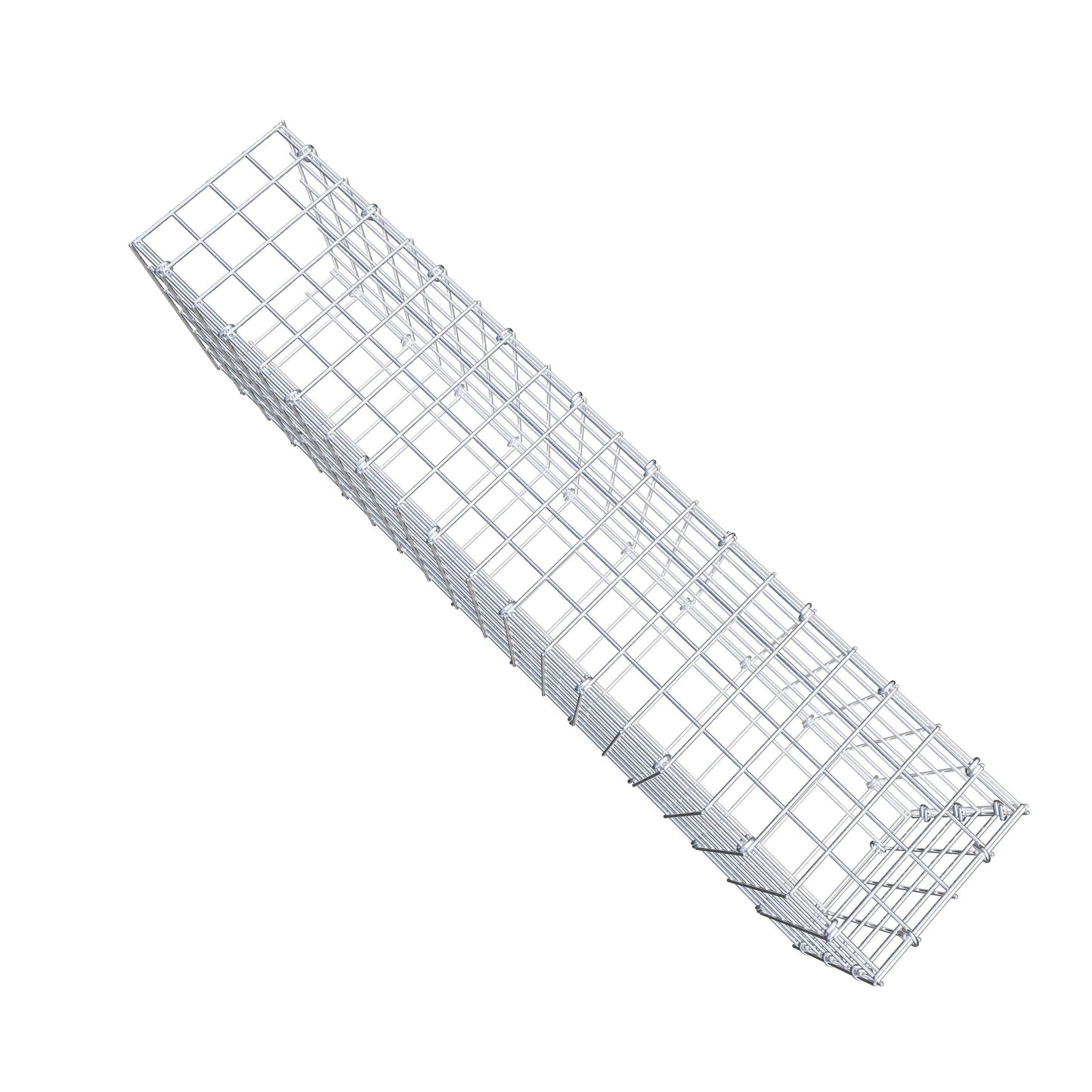 Gavión adicional tipo 2 100 cm x 30 cm x 20 cm (L x A x P), malla 5 cm x 5 cm, anillo en C