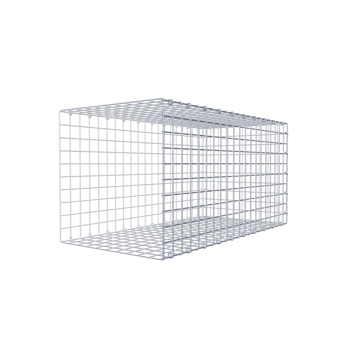 Fourche rapportée type 2 100 cm x 50 cm x 50 cm (L x H x P), mailles 5 cm x 5 cm, anneau C