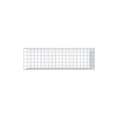Anbaugabione Typ 2 100 cm x 50 cm x 30 cm (L x H x T), Maschenweite 5 cm x 5 cm, C-Ring